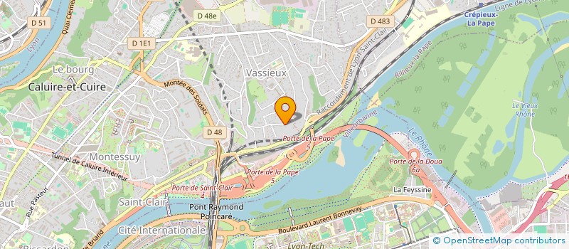 localisation de l'entreprise SCI STA JULIA  CALUIRE-ET-CUIRE