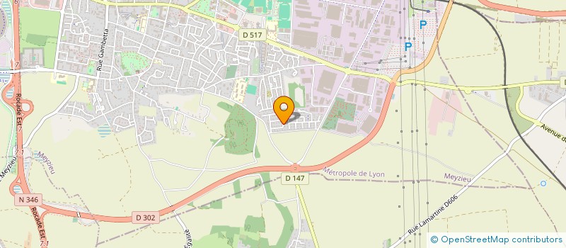 localisation de l'entreprise SCI STABANG  MEYZIEU