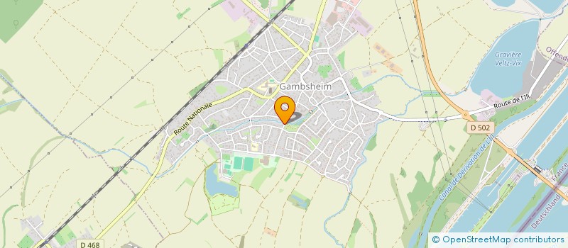 localisation de l'entreprise SCI STABER  GAMBSHEIM