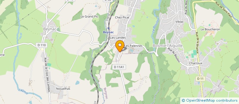 localisation de l'entreprise SCI STAC  BOSMIE-L'AIGUILLE