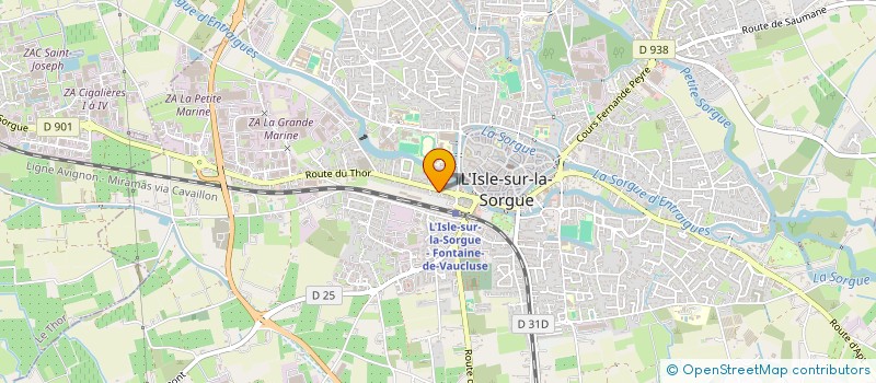 localisation de l'entreprise SCI STAC IMMOBILIER  L'ISLE-SUR-LA-SORGUE