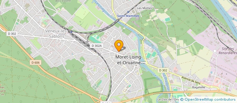 localisation de l'entreprise SCI STACHA  MORET-LOING-ET-ORVANNE