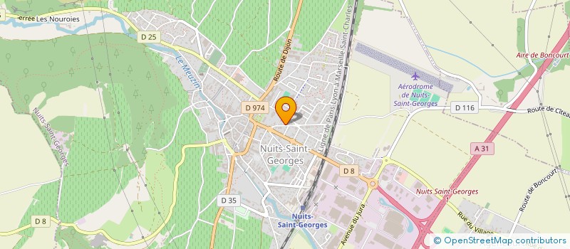 localisation de l'entreprise SCI STAD II à NUITS-SAINT-GEORGES