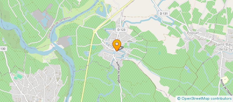 localisation de l'entreprise SCI STADELA  POUZOLS