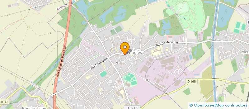 localisation de l'entreprise SCI STADIMMO  MEURCHIN