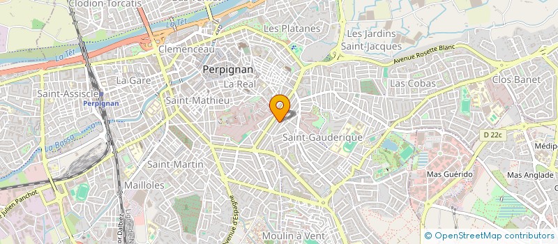 localisation de l'entreprise SCI STADIUM  PERPIGNAN