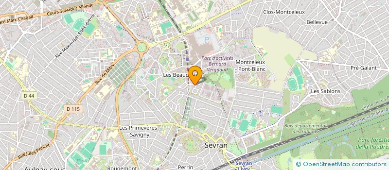 localisation de l'entreprise SCI STADIUM à SEVRAN