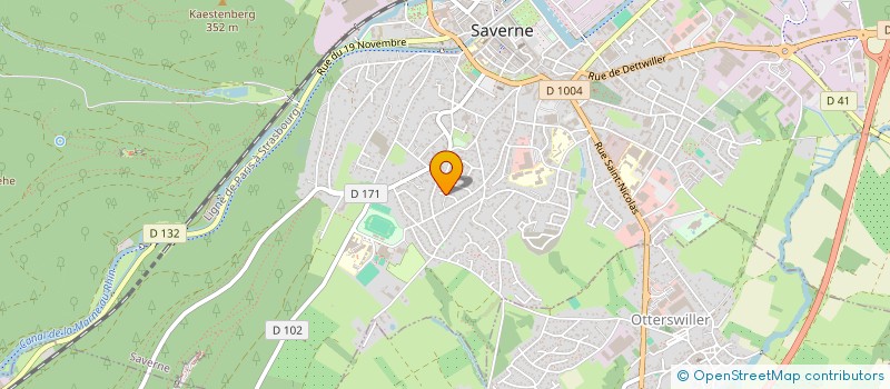 localisation de l'entreprise SCI STAEFFELE  SAVERNE