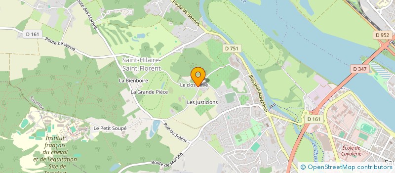 localisation de l'entreprise SCI STAFFORD  SAUMUR