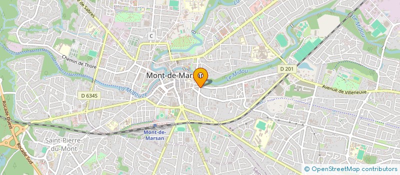 localisation de l'entreprise SCI STAG à MONT-DE-MARSAN