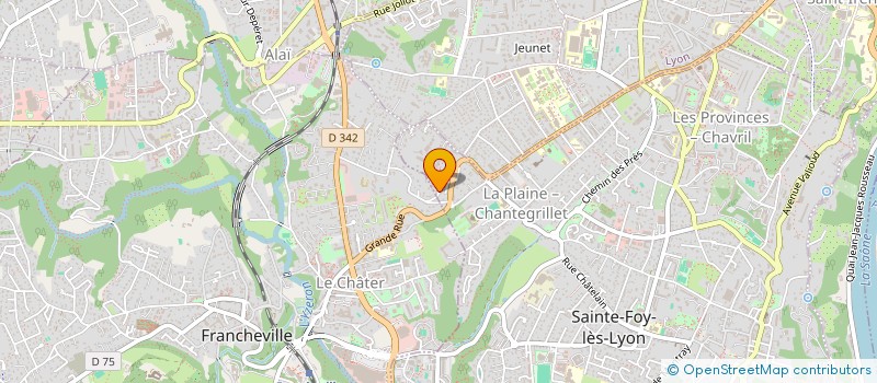 localisation de l'entreprise SCI STAG  SAINTE-FOY-LES-LYON