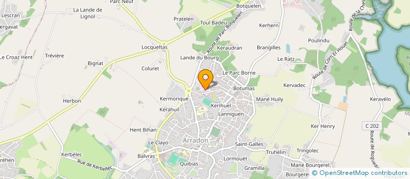 localisation de l'entreprise SCI STAGNARA  ARRADON