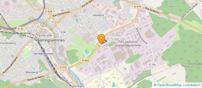 localisation de l'entreprise SCI STAGNITTO à SARREGUEMINES