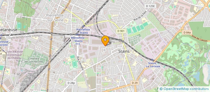localisation de l'entreprise SCI STAINS ECOLO à STAINS