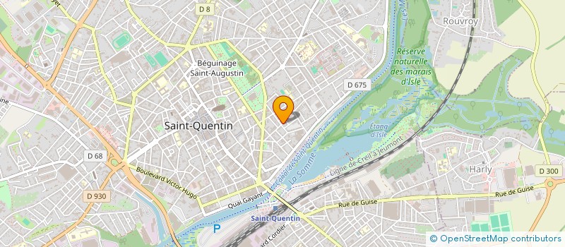 localisation de l'entreprise SCI STAJAC à SAINT-QUENTIN