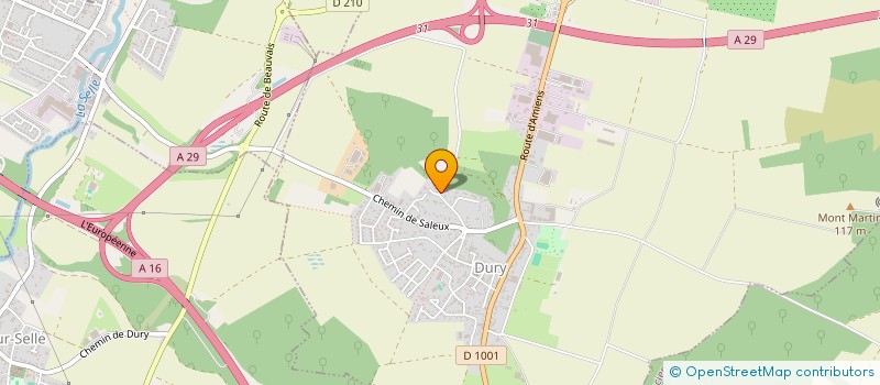 localisation de l'entreprise SCI STAL  DURY