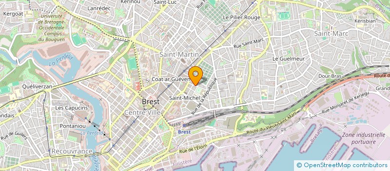 localisation de l'entreprise SCI STALAF RUZ  BREST