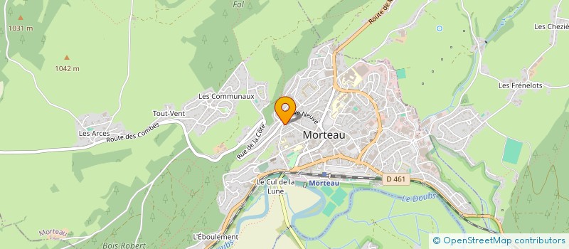 localisation de l'entreprise SCI STALDER  MORTEAU