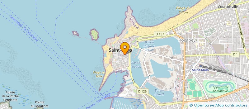 localisation de l'entreprise SCI STALEBO  SAINT-MALO