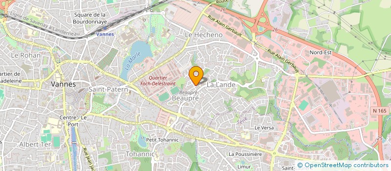 localisation de l'entreprise SCI STALECH à VANNES