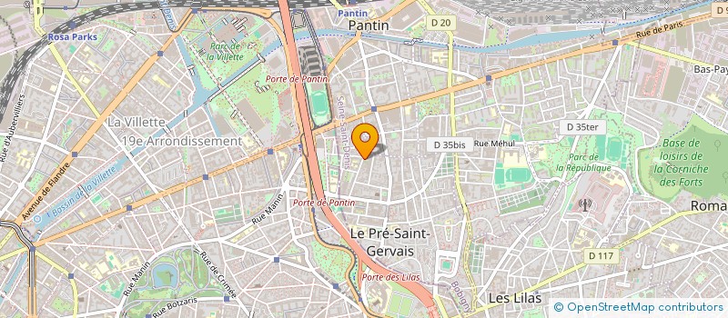 localisation de l'entreprise SCI STALINGRAD 50 54 à LE PRE-SAINT-GERVAIS