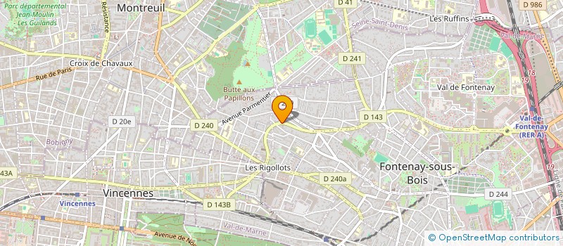localisation de l'entreprise SCI STALINGRAD CHINAMAX à FONTENAY-SOUS-BOIS