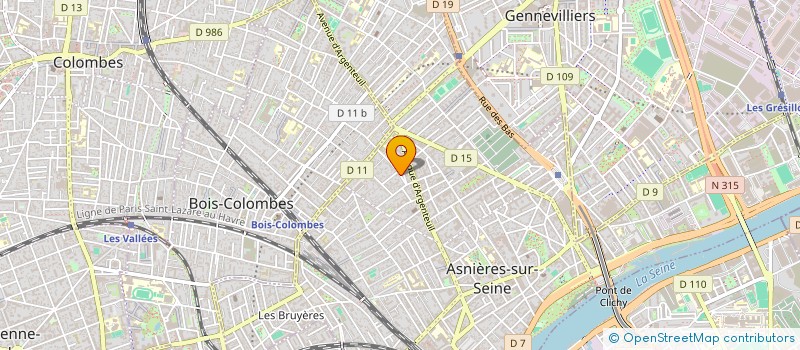 localisation de l'entreprise SCI STALINGRAD COLOMBES à ASNIERES-SUR-SEINE