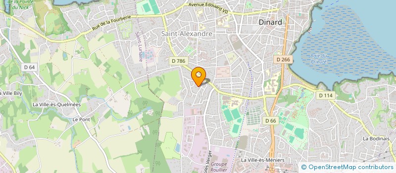 localisation de l'entreprise SCI STALKAER  DINARD