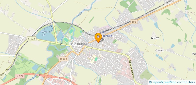 localisation de l'entreprise SCI STALM  L ISLE JOURDAIN