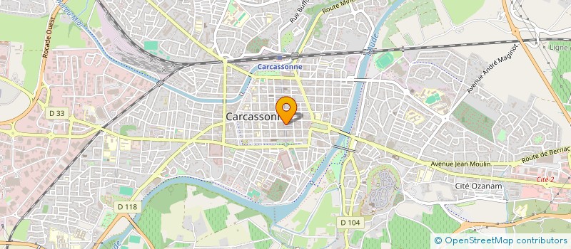 localisation de l'entreprise SCI STALRIC GARRABET à CARCASSONNE