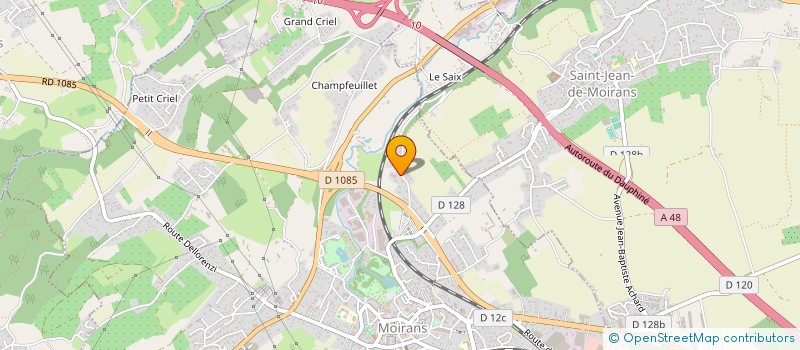 localisation de l'entreprise SCI STAMELLI  MOIRANS