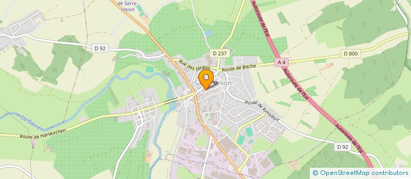 localisation de l'entreprise SCI STAMMLER IMMO  SARREWERDEN