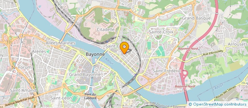 localisation de l'entreprise SCI STAMPETTA à BAYONNE