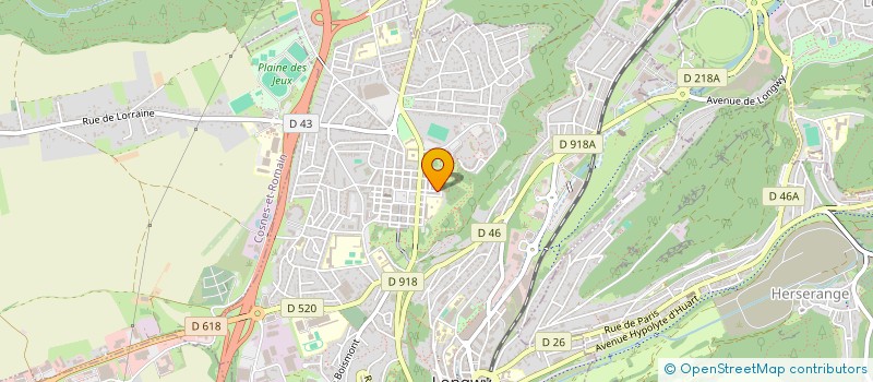 localisation de l'entreprise SCI STAN à LONGWY