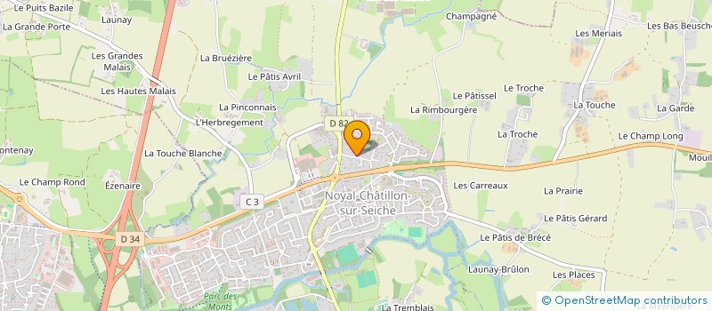 localisation de l'entreprise SCI STAN MALO  NOYAL-CHATILLON-SUR-SEICHE