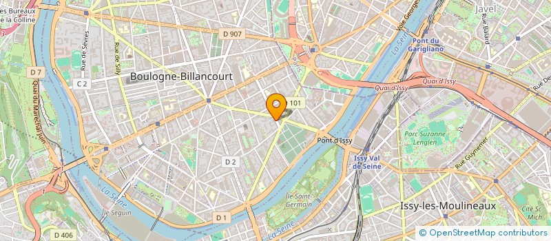 localisation de l'entreprise SCI STAN MELO à BOULOGNE-BILLANCOURT