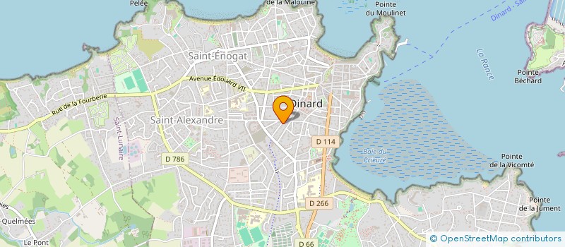 localisation de l'entreprise SCI STAN WILL  DINARD