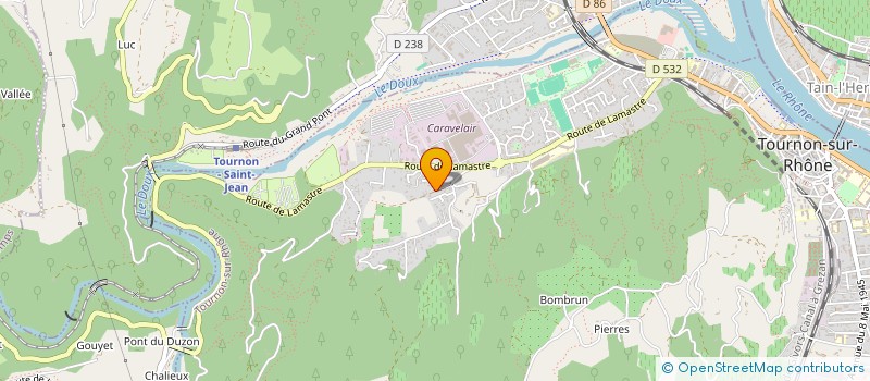 localisation de l'entreprise SCI STANAD à TOURNON-SUR-RHONE