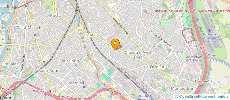 localisation de l'entreprise SCI STANCHARL à TOULOUSE