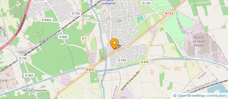 localisation de l'entreprise SCI STANDING  CODOGNAN