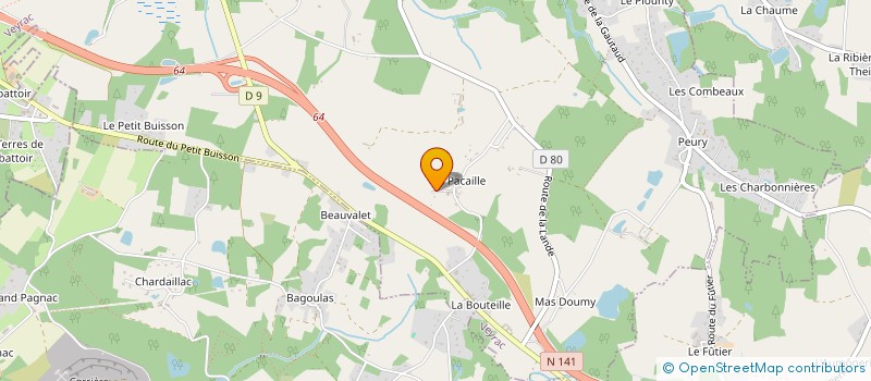 localisation de l'entreprise SCI STANDING HABITAT  VEYRAC