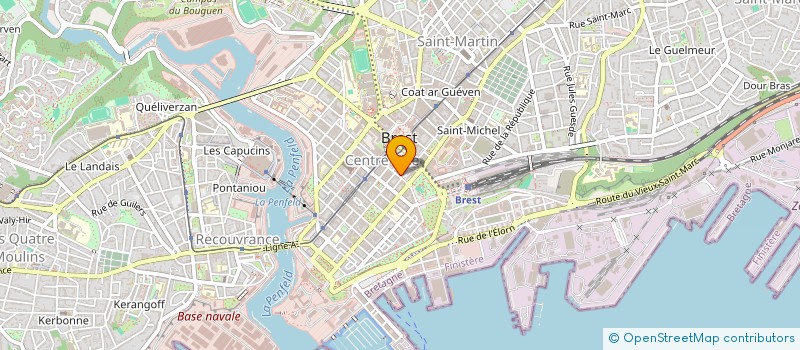 localisation de l'entreprise SCI STANGALAR  BREST