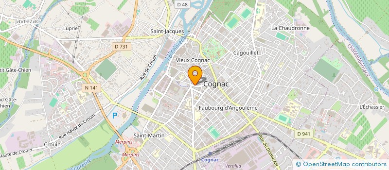 localisation de l'entreprise SCI STANGIE à COGNAC