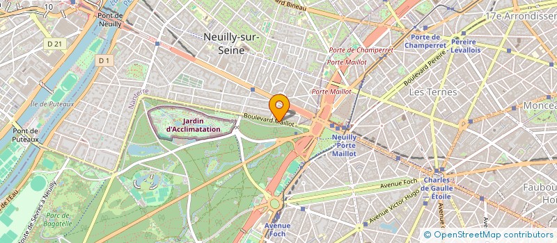 localisation de l'entreprise SCI STANIEL à NEUILLY-SUR-SEINE