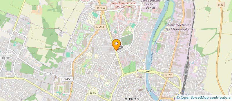 localisation de l'entreprise SCI STANILO à AUXERRE
