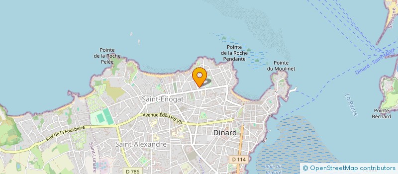 localisation de l'entreprise SCI STANISLAS 33  DINARD