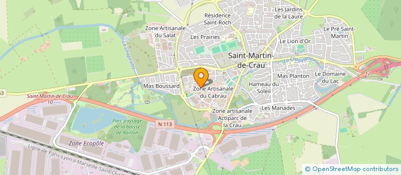 localisation de l'entreprise SCI STANISLAS à SAINT-MARTIN-DE-CRAU