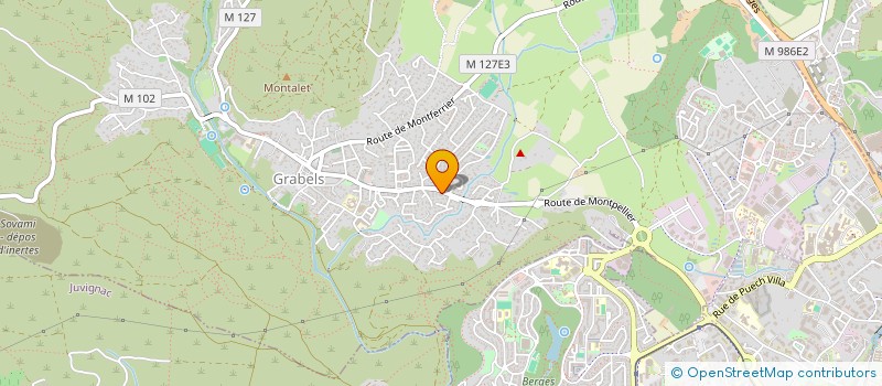 localisation de l'entreprise SCI STANISLAS  GRABELS