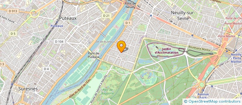 localisation de l'entreprise SCI STANISLAS à NEUILLY-SUR-SEINE