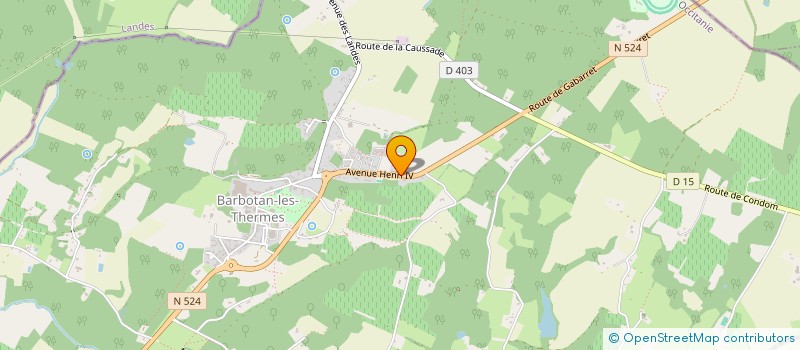 localisation de l'entreprise SCI STANISLAS  CAZAUBON